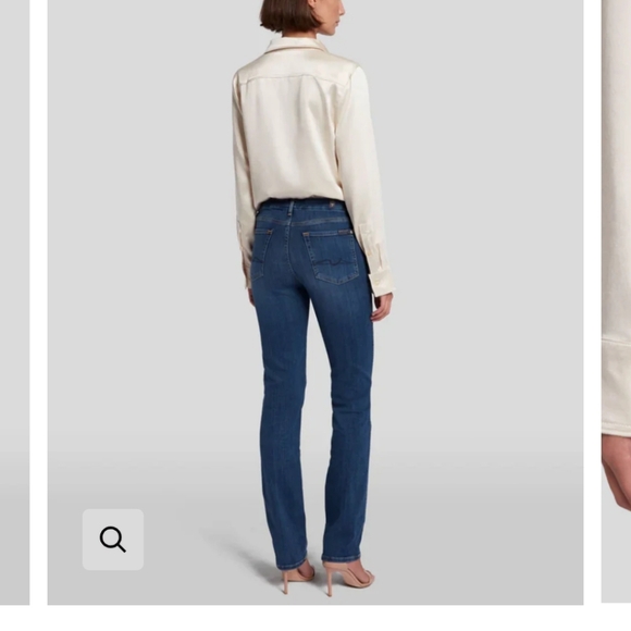 7 For All Mankind KIMMIE Straight Leg Jeans - Picture 10 of 14